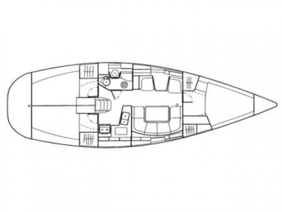 Yacht Sun Odyssey 40 Yachtcharter in Biograd na Moru-97129-0