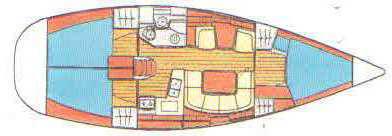 Yacht Sun Odyssey 40 for rent in Marti Marina-81554-0