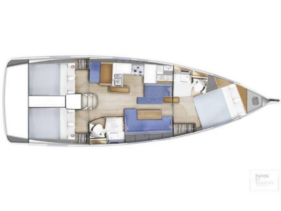 Segelboot Sun Odyssey 410 Yachtcharter in Palamos-182611-0