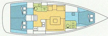 Yacht Sun Odyssey 439 Yachtcharter in Marina Uturoa-106635-0