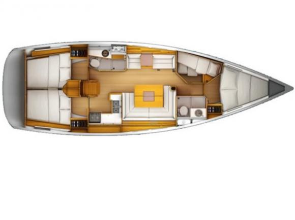 Sailing yacht Sun Odyssey 439 for hire in Lavrio-135764-0