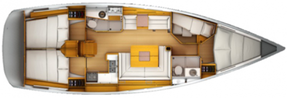 Yacht Sun Odyssey 439 for hire in Split-100974-1