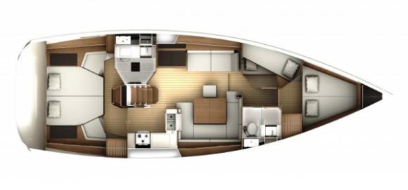 Sailing boat Sun Odyssey 44 DS for rent in Saint Petersburg-125874-0