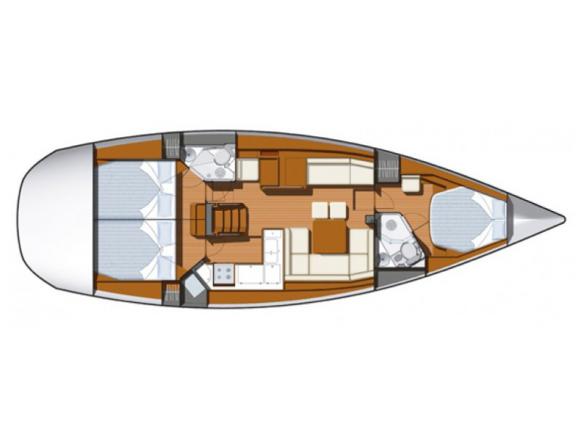 Segelyacht Sun Odyssey 45DS chartern in Pirovac-115013-0