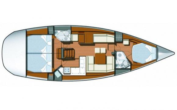 Segelyacht Sun Odyssey 45DS Yachtcharter in Finikas-126871-0