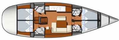 Segelboot Sun Odyssey 49i Yachtcharter in ACI Marina Split-128701-0