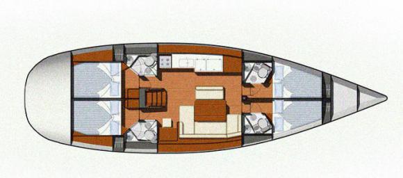 Yacht Sun Odyssey 49i available for charter in Marina Dalmacija-135614-0