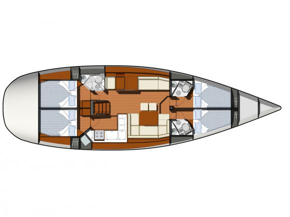 Sailing yacht Sun Odyssey 50DS for hire in Port Lavrio-115088-0