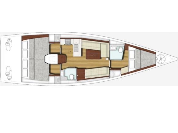 Yacht XP 44 for rent in Sukosan Bibinje-162394-0