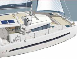 Catamaran Bali 4.1 available for charter in Kotor