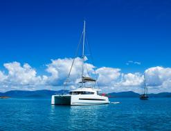 Cat Bali 4.3 for charter in Abel Point Marina