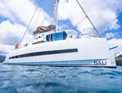 Catamaran Bali 4.3 for rent in Eden Island Resort