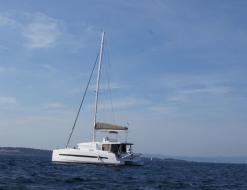 Catamaran Bali 4.5 for charter in Placencia