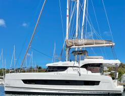 Catamaran Catspace for hire in Maya Cove