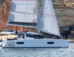 Catamaran Elba 45 for hire in Harbor Island West Marina