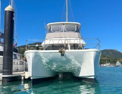 Cat Fountaine Pajot MY 37 for hire in Abel Point Marina