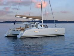 Katamaran Helia 44 chartern in Jolly Harbour