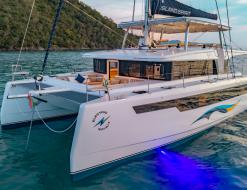 Catamaran Island Spirit 525E for hire in Yacht Haven Marina Phuket