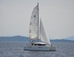 Catamaran Lagoon 39 available for charter in Preveza Marina