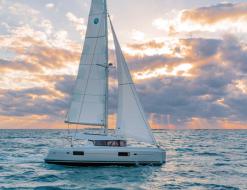 Catamaran Lagoon 42 available for charter in English Harbour Town