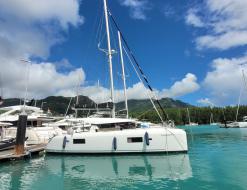 Catamaran Lagoon 42 available for charter in Eden Island Resort