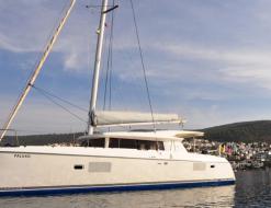 Catamaran Lagoon 421 available for charter in Bodrum Marina Milta