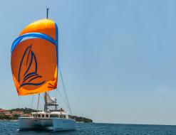 Catamaran Lagoon 450 F for charter in Gouvia Marina