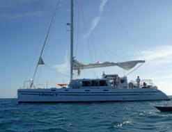 Cat Legacy 65 available for charter in Belize City