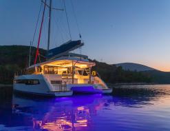 Catamaran Leopard 45 available for charter in Nelsons Dockyard