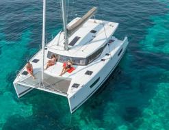 Catamaran Lucia 40 available for charter in Marina Le Marin