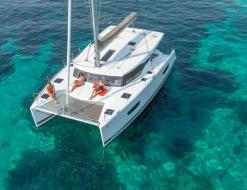 Catamaran Lucia 40 for rent in Rhodes Marina