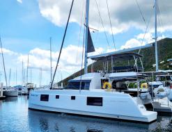 Cat Nautitech 46 Open Fly for hire in Nanny Cay Marina