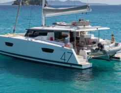 Catamaran Saona 47 for hire in Port Annapolis Marina