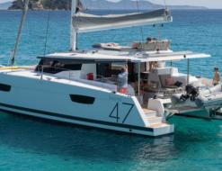 Catamaran Saona 47 available for charter in Cucumber Beach Marina