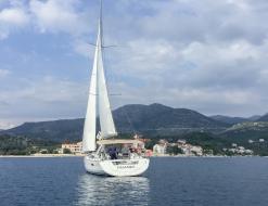 Sailing boat Oceanis 45 available for charter in Tivat