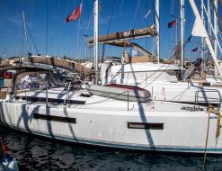 Yacht Sun Odyssey 440 available for charter in Nydri Marina