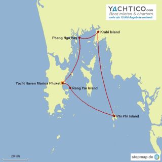 Segeln rund um Thailand